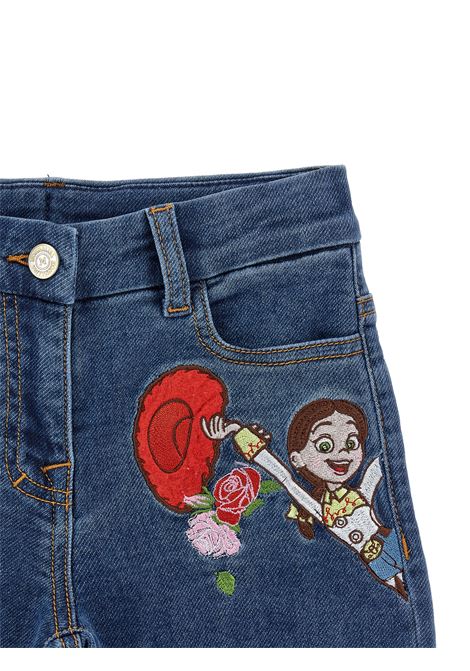 Jeans con ricamo MONNALISA KIDS | 19H400 80420055